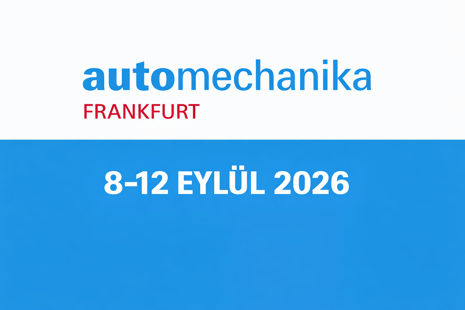 Automechanika Frankfurt Turu 2026